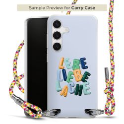 Carry Case Transparent Fabric colourful