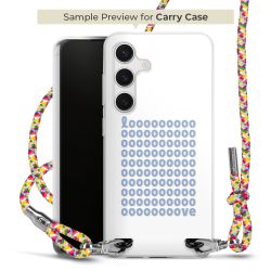 New Carry Case Transparent Stoff colourful/silber