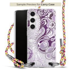 Carry Case Transparent Fabric colourful