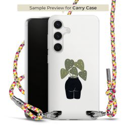 New Carry Case Transparent Stoff colourful/silber