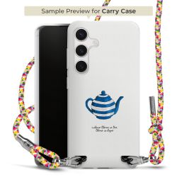 New Carry Case Transparent Stoff colourful/silber