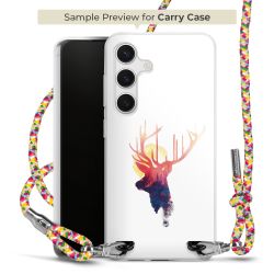 Carry Case Transparent Fabric colourful