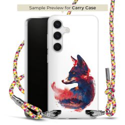 Carry Case Transparent Fabric colourful