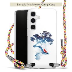 Carry Case Transparent Fabric colourful