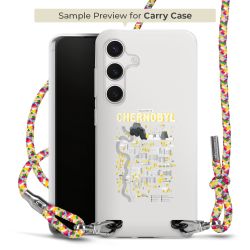 New Carry Case Transparent Stoff colourful/silber