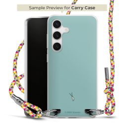 New Carry Case Transparent Stoff colourful/silber