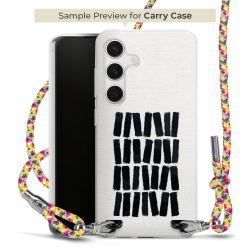 New Carry Case Transparent Stoff colourful/silber