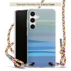 New Carry Case Transparent Stoff colourful/silber