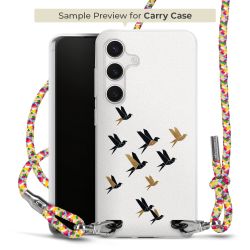 Carry Case Transparent Fabric colourful