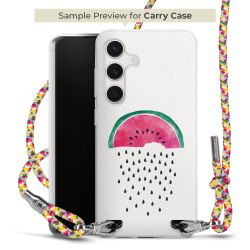 Carry Case Transparent Fabric colourful