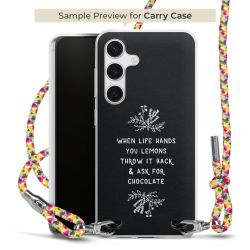 Carry Case Transparent Fabric colourful