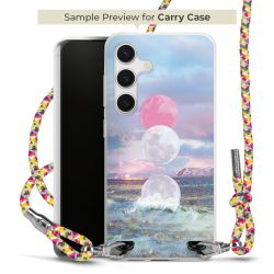 Carry Case Transparent Fabric colourful