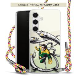 New Carry Case Transparent Stoff colourful/silber