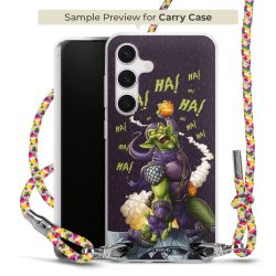 New Carry Case Transparent Stoff colourful/silber