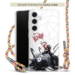 New Carry Case Transparent Stoff colourful/silber