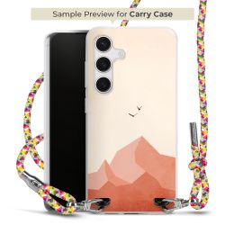 Carry Case Transparent Fabric colourful