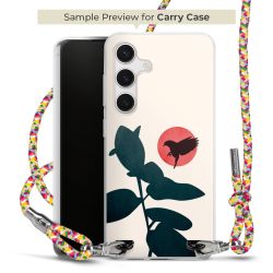 Carry Case Transparent Fabric colourful