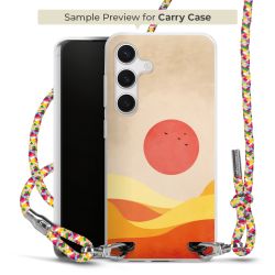 Carry Case Transparent Fabric colourful