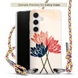 Carry Case Transparent Fabric colourful