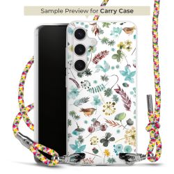 Carry Case Transparent Fabric colourful