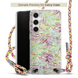 Carry Case Transparent Fabric colourful