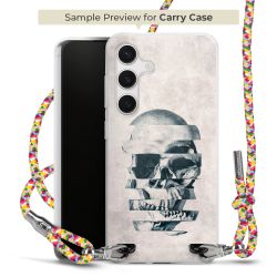 Carry Case Transparent Fabric colourful