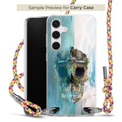 Carry Case Transparent Fabric colourful