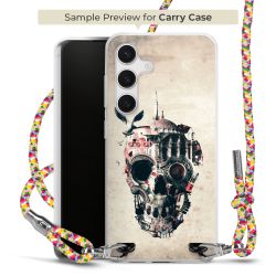 Carry Case Transparent Fabric colourful