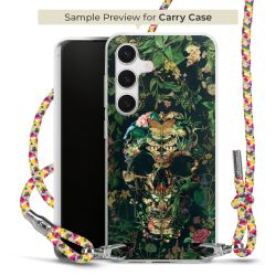 Carry Case Transparent Fabric colourful