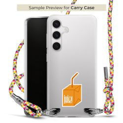 Carry Case Transparent Fabric colourful