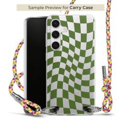 New Carry Case Transparent Stoff colourful/silber