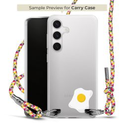 New Carry Case Transparent Stoff colourful/silber