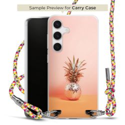 Carry Case Transparent Fabric colourful