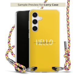 Carry Case Transparent Fabric colourful