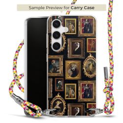 Carry Case Transparent Fabric colourful