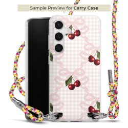 Carry Case Transparent Fabric colourful