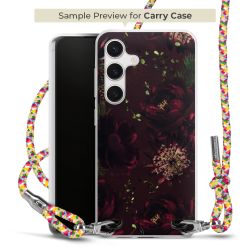 New Carry Case Transparent Stoff colourful/silber