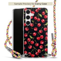 Carry Case Transparent Fabric colourful