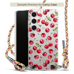 Carry Case Transparent Fabric colourful