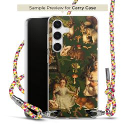 Carry Case Transparent Fabric colourful