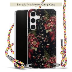 Carry Case Transparent Fabric colourful