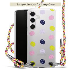 Carry Case Transparent Fabric colourful