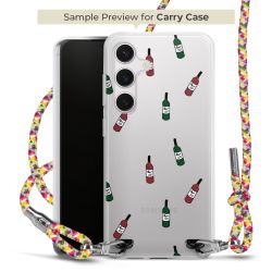 Carry Case Transparent Fabric colourful