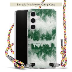 New Carry Case Transparent Stoff colourful/silber