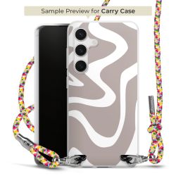 Carry Case Transparent Fabric colourful