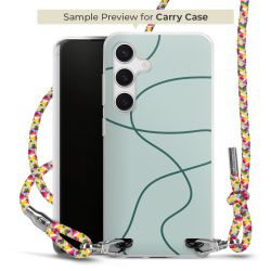 Carry Case Transparent Fabric colourful