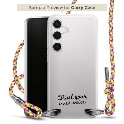 New Carry Case Transparent Stoff colourful/silber