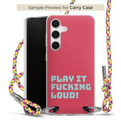 New Carry Case Transparent Stoff colourful/silber