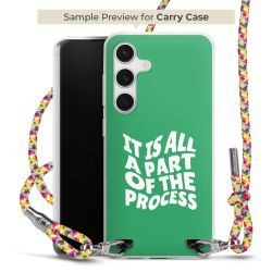 New Carry Case Transparent Stoff colourful/silber