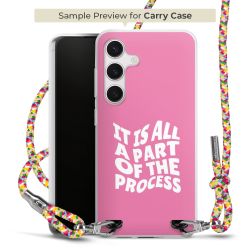 New Carry Case Transparent Stoff colourful/silber